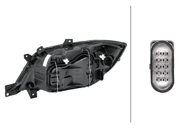 hovedlyskaster høyre 12v - MB sprinter Hella 