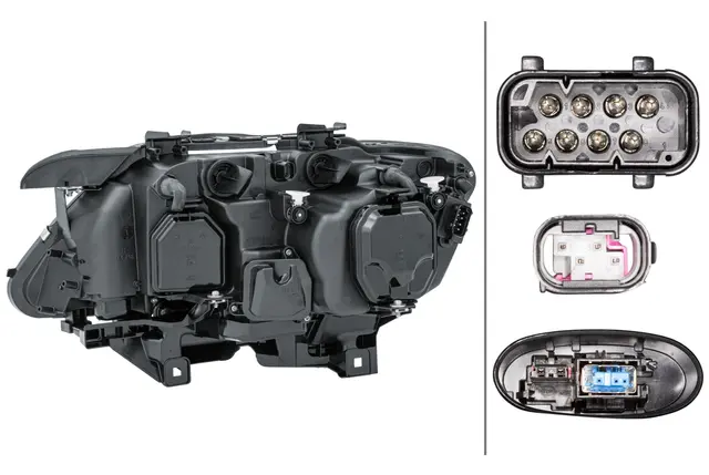 Bi-Xenon/H7 Lysk. BMW E65/66 05/05- Hø Hella 