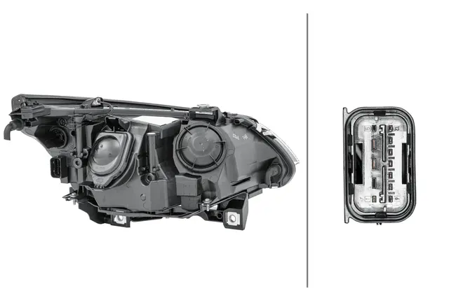 Lysk. Halogen BMW E60 Ve Hella 