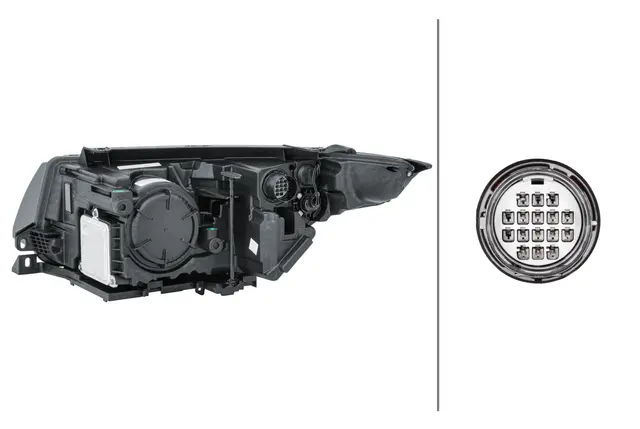 Hovedlampe Halogen Hella 