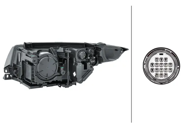 Hovedlampe Halogen Hella 