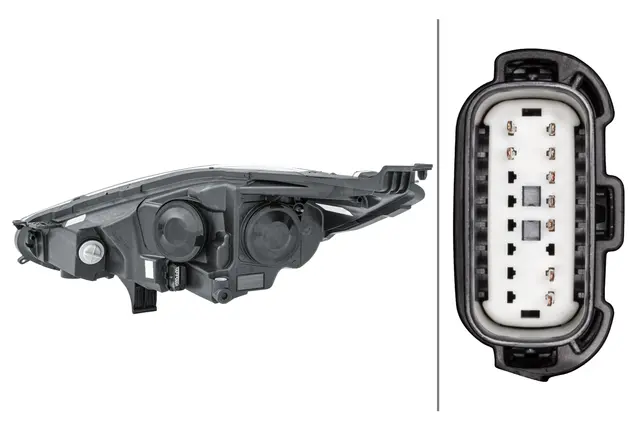 HEADLAMP  ES A/F PO BL T LW RH       1EL Hella 