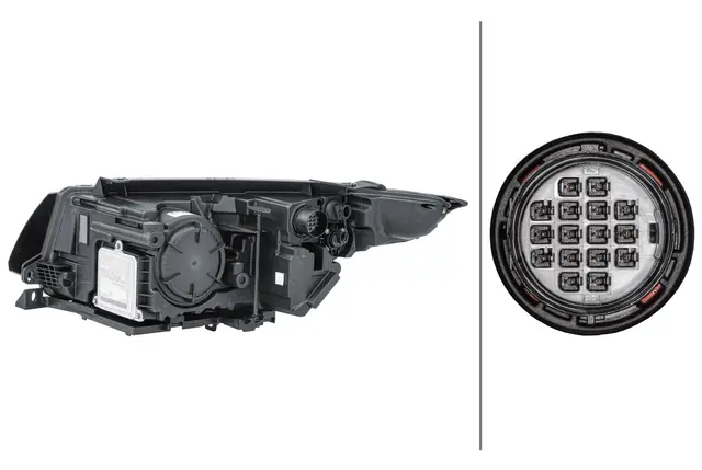 Hovedlampe Halogen Hella 