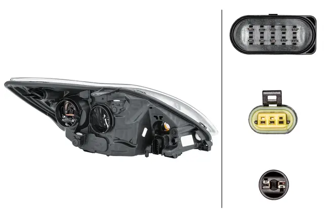 HEADLAMP ES A/F BL PO LW LH          1EL Hella 