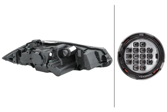 Hovedlampe, venstre Bixenon Jaguar XF Hella 
