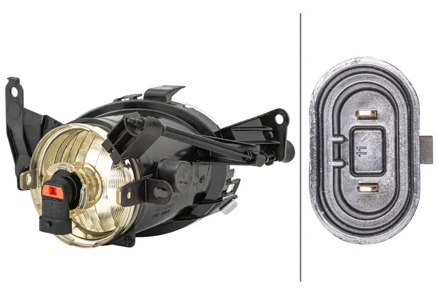 Fog Light, H10, left Hella 