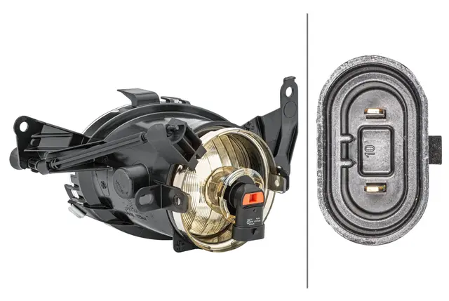 Fog Light, H10, right Hella 