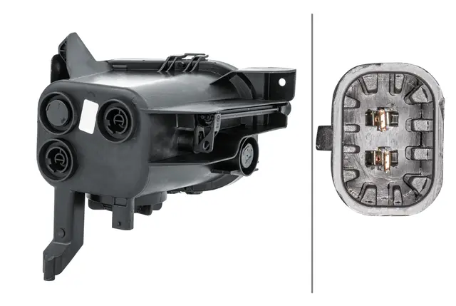 Fog Light, H3, left Hella 