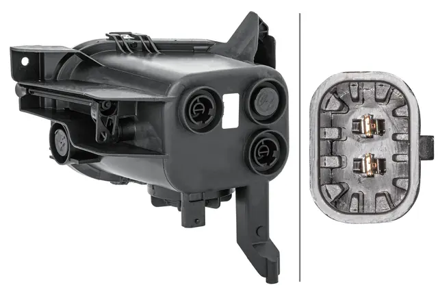 Fog Light, H10, right Hella 