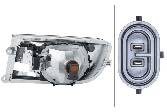 Tåkelysk,H8,hs, Skoda Octavia 04-08 Hella 