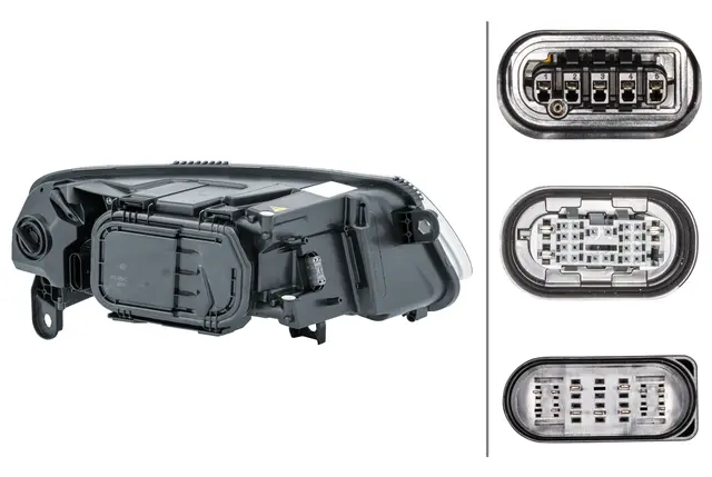 Bi-Xenon/H7 Lysk. Audi A6 05/04- Ve Hella 