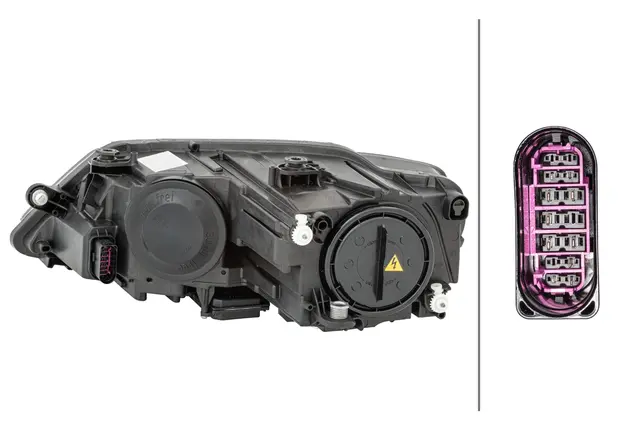 VW Hovedlampe Høyre Bi-Xenon Hella 