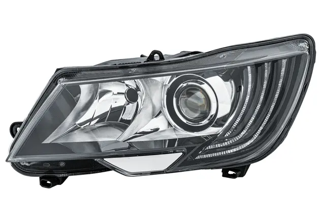 Hovedlampe venstre bi-xenon superb Hella 