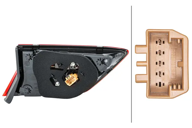 REARLAMP S NES RH MD12               2SA Hella 