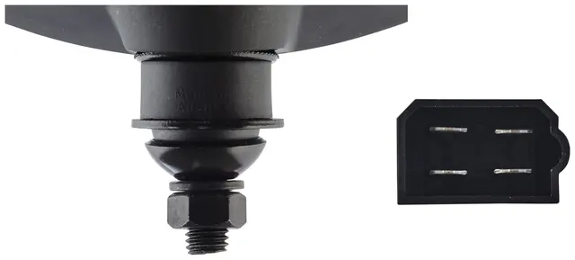Lyskaster Oval 120, H4 m/parklys Hella 