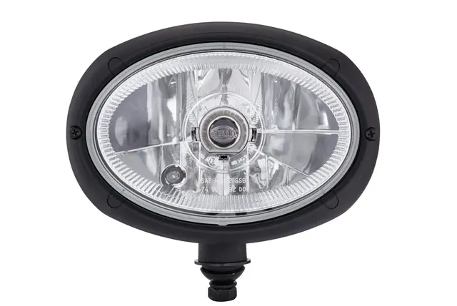 Lyskaster Oval 120, H4 m/parklys Hella 