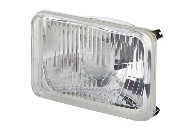 Lysk. H4 m/park/kappe/herdet glass Hella 