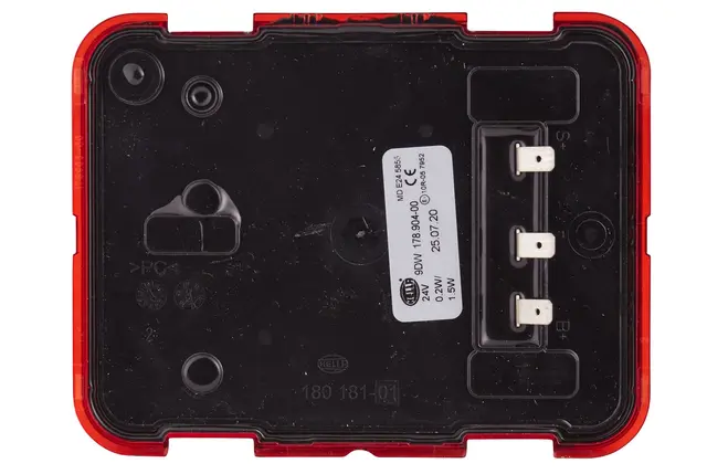 LED Modul Trekant refleks/bak/bremselys Hella 