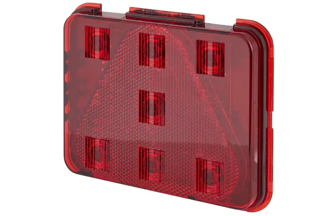 LED Modul Trekant refleks/bak/bremselys Hella 