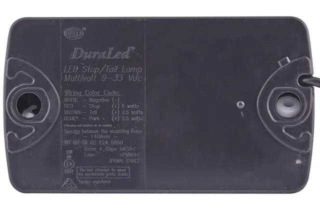 DuraLed Bak-/bremselykt mv 24LED ståend Hella 