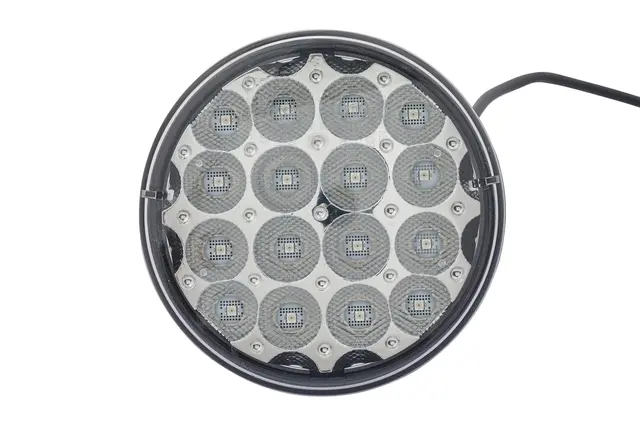 LED Tåkebaklykt klart glass 24 hvite led Hella 