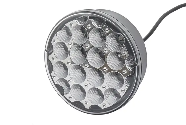 LED Tåkebaklykt klart glass 24 hvite led Hella 