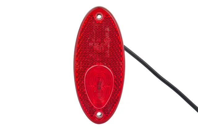 LED Markeringslykt 12v 2Led Rød Hella 