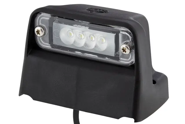 LED Skiltlykt 24V m/500mm kabel EC støps Hella 