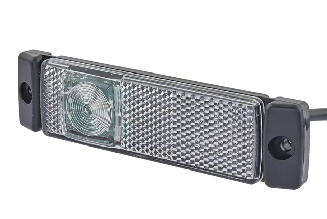 LED Posisjonslykt hvit m/1300mm kabel Hella 