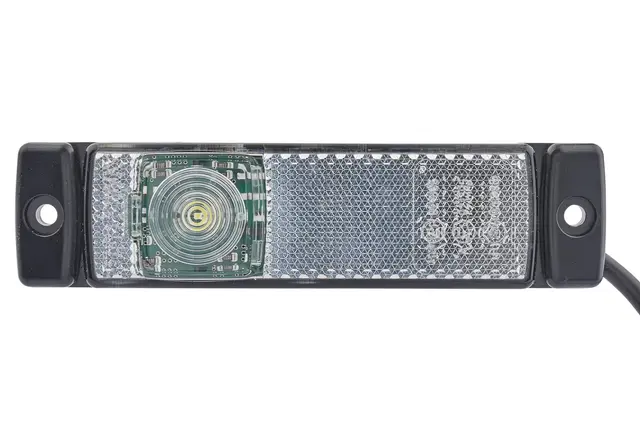 Markeringslykt 24V 1 Led Hvit 500mm Hella 