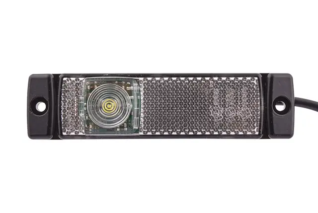 Markeringslykt 24V 1 Led Hvit 5000mm Hella 