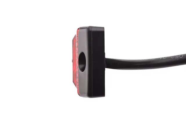 LED Markeringslykt 12V 1Led Rød 5000mm Hella 