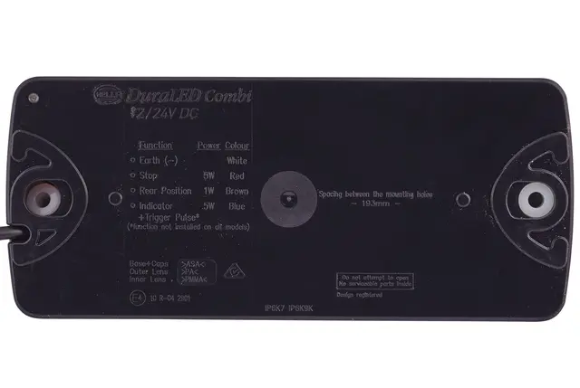 LED Bak/brems/blinklykt DuraLed 12-24v L Hella 