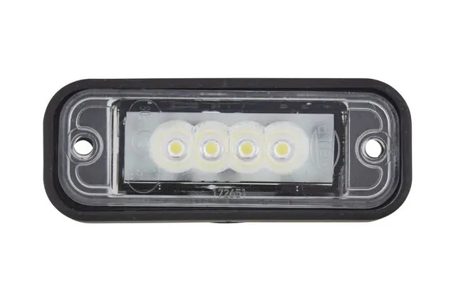LED Skiltlykt 24v 4led for innfelling Hella 