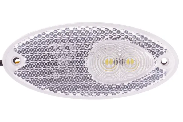 LED Posisjonslykt Hvit 24V Hella 