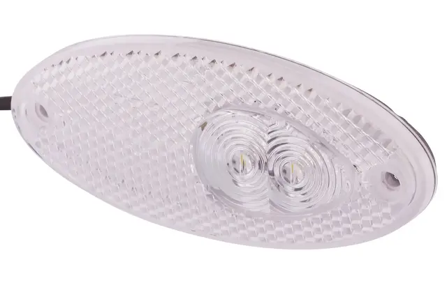 LED Posisjonslykt Hvit 24V Hella 