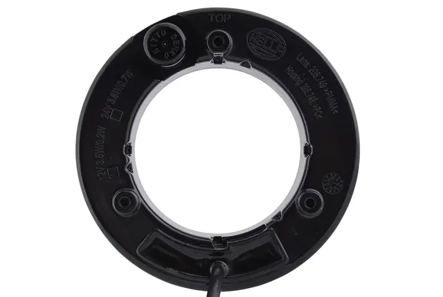 Kombinasjon baklampe bak/brems 12v rund Hella 