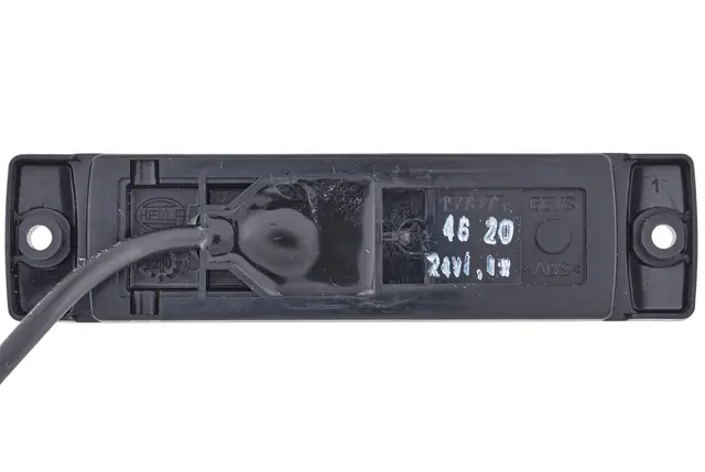 LED Markeringslykt 24V 1Led Rød 500mm Hella 