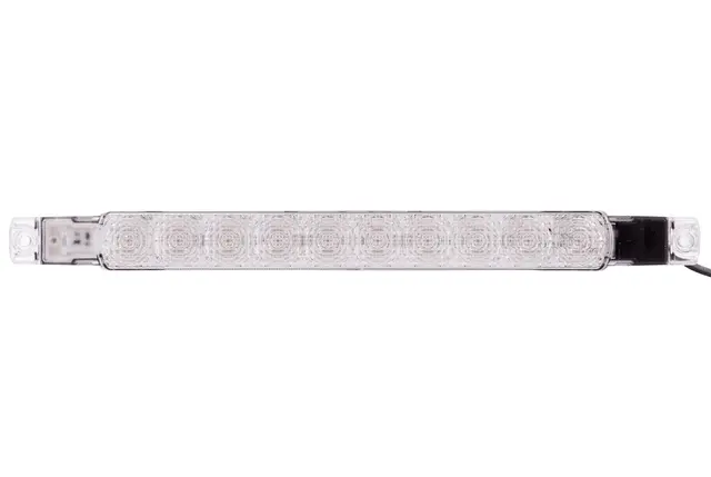 LED blinklykt 24V Klart glass Hella 