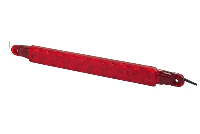 12V Rødt glass Hella 