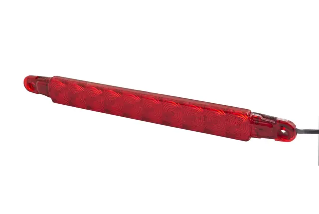 LED Bremselykt 24v 10led Rødt glass Hella 