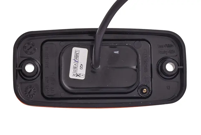 LED Sidemarkeringslykt 12v Gul Hella 