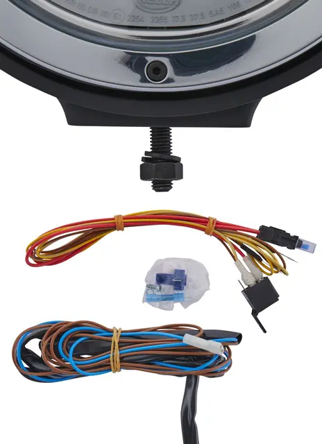 Lum. Xenon 9" Chr.ring 24V ref. 37,5 Hella 