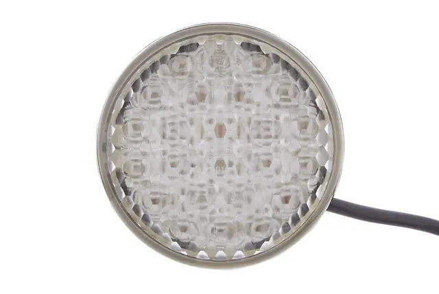 LED Tåkebaklykt klart glass 9-33v 12led Hella 