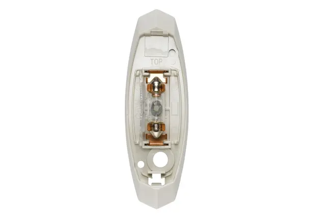 Omrisslykt hvit bunnplate Hø 12V Hella 