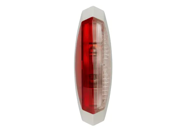 Omrisslykt hvit bunnplate Hø 12V Hella 