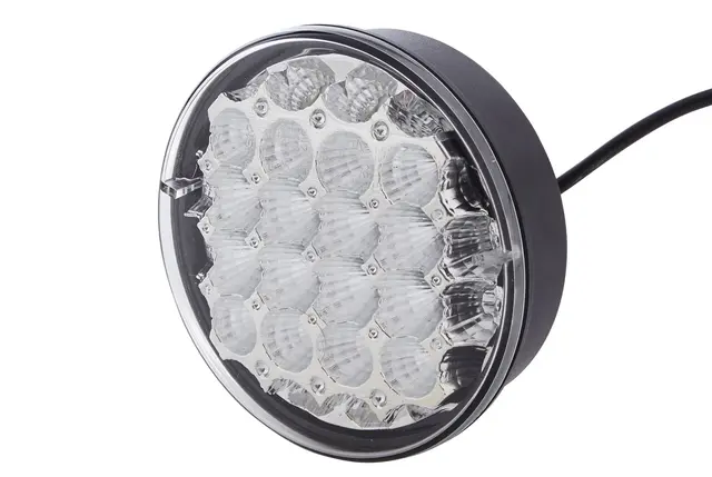 LED Blinklykt gult glass 12 led Hella 