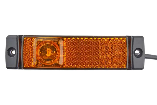 LED Markeringslykt 12V 1Led Gul 1500mm Hella 