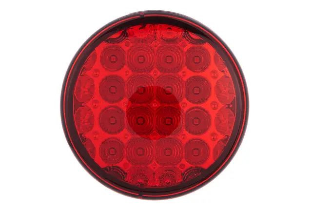LED Bak-/bremselykt rødt glass 24 led Hella 