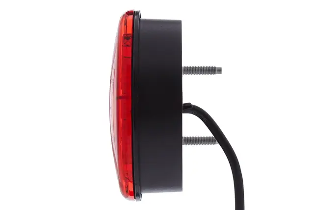 LED Baklykt rødt glass 12rød/12gul led Hella 